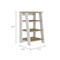 Homeroots 17" Natural And White Wood Freestanding Bathroom Vanity 543577 - alternate 4