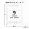 Avery Laser/Inkjet Media Labels, Inkjet/Laser Printers, 2.75" x 2.75", Matte White, 630PK 05196 - alternate 4