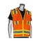 Pip ANSI Type R Class 2 Two-Tone Ten Pocket Surveyors Tech Vest 302-0700-OR/S - alternate 1