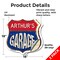 Signmission Arthur's Garage, 18 inch X 18 inch, Vinyl Decal, 2PK SHI-D-2PACK-18-383-ARTHUR - alternate 3