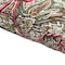 Homeroots 50" X 70" Green and Red Kantha Cotton Damask Throw Blanket with Embroidery 293212 - alternate 3