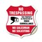 Signmission No Trespassing Sign This Property Is Pro, 18 Inch X 18 Inch, Vinyl Decal SHI-D-18-425 - alternate 1