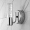 Jonathan Y Bolha 5.5 in. 1-Light Minimalist Modern Bubble Acrylic/Iron Integrated LED Vanity Light, Chrome JYL7222A - alternate 7