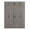 Homeroots Three Piece Gray Solid and Manufactured Wood Bedroom Set 596534 - alternate 4
