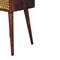 Homeroots 23" Brown Solid Wood Square One Drawer Nightstand 651562 - alternate 4