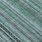 Homeroots 8' Teal Blue Aqua And Gray Round Striped Washable Indoor Outdoor Area Rug 616390 - alternate 3