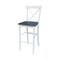 Whitewood Industries Extension Dining Tables, 45 in L, 38 in H, Parawood Top K05-42DPT-6B-S61334 - alternate 2