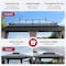 Sunjoy Kingston 20x12 Gazebo, Steel & PC Roof Hardtop Gazebo with Curtain and Netting - Woodgrain Aluminum A1020438A000 - alternate 3