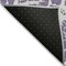 Homeroots 8' Runner Purple and White Abstract Washable Non Skid Indoor Outdoor Runner Rug 559308 - alternate 2