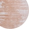 Homeroots 8' Terra Cotta Salmon And Copper Round Abstract Washable Indoor Outdoor Area Rug 582454 - alternate 3