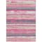 Homeroots 10' X 14' Pink Gray And Green Striped Washable Indoor Outdoor Area Rug 598919 - alternate 3