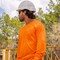 Dome75 Hi-Vis Long Sleeve Shirt, Non-ANSI/Enhanced Visibility, Poly/Jersey, Hi-Vis Orange, MD DSL2601 - alternate 2