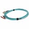 Add-On This Is A 2M Sc (Male) To St (Male) Aqua Duplex Riser-Rated Fiber ADD-ST-SC-2M5OM4 - alternate 2