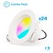 Infibrite 4 In. WiFi Smart 9W 810LM Recessed Retrofit LED Downlight, Alexa/Google, Wet Rated, 24PK IB-003-1-9W-WH-24PK - alternate 1