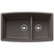 Blanco Performa Medium 1-3/4 Low Divide, Volcano Gray 443125 - alternate 1