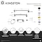 Kingston Brass 5-Piece 18" and 24" Towel Bars Bathroom Accessory Set, Brushed Brass BAHK602124787 - alternate 2