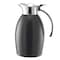 Service Ideas Nicollet Series 1-Liter Stainless Vacuum Insulated Carafe with Flip-Top Lid in Radiant Black NIC10BSBL - alternate 2