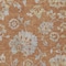 Homeroots 5' X 8' Orange Copper And Gray Floral Washable Indoor Outdoor Area Rug 589495 - alternate 5