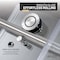 Anzzi Madam Series 76 in. x 50-54 in. Frameless Sliding Shower Door in Brushed Nickel, 3/8 Clear Glass SD-AZ13-03BN - alternate 5