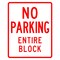 Sign Solutions Usa Parking Sign, 24 in W, Aluminum Sign, White DCS06DWT2430CUS00172 - alternate 1