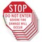 Signmission Stop Do Not Enter Severe Tire Damag, 4 inch X 4 inch, Vinyl Decal, 5PK OC-D-5PACK-4-238 - alternate 1