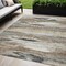 Homeroots 5' X 8' Taupe Beige And Ivory Abstract Washable Indoor Outdoor Area Rug 612552 - alternate 1