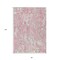Homeroots 8' X 10' Pink Gray And Ivory Abstract Washable Indoor Outdoor Area Rug 600309 - alternate 2