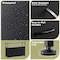 Simple Deluxe TV Stand Dresser for Bedroom Entertainment Center with 5 Fabric Drawers, Storage Organizers Units f 3A88HKCABT5TVBLK - alternate 2