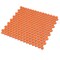 Apollo Tile Cirkel 11.46 in. x 12.4 in. Glossy Orange Porcelain Mosaic Wall and Floor Tile 9.87 sqft/case, 10PK ORB88013ORGA - alternate 3