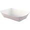 Boardwalk Paper Food Baskets, 2.5 lb Capacity, Red/White, 500PK BWK30LAG250 - alternate 1