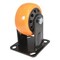 Vestil Polyurethane Rigid Caster 4 In. Diameter x 2 In. Width 594 Lb. Capacity Orange/Black CST-BN-4X2PUP-R - alternate 4