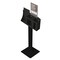 Origin Dispensing Solutions Hygiene Station Stand Kit-Black HS20K04BK - alternate 3