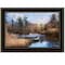 Homeroots Riverside 2 Black Framed Print Wall Art 405553 - alternate 1