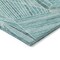 Homeroots 3' X 5' Teal Blue And Ivory Geometric Washable Indoor Outdoor Area Rug 594809 - alternate 2