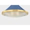 Hudson Valley Lighting Highclere 17.75 in. Flush Mount in Aged Brass/Soft French Blue by Mark D. Sikes MDS2403-AGB/FBL - alternate 2