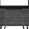 Homeroots 22" Gray Faux Wood Nightstand With Storage 478274 - alternate 3
