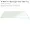 Fab Glass And Mirror Fab Glass & Mirror Rectangle Glass 3/8in Thick Bevel Tempered Radius Corners, 36in L x 60in W 36x60RECT10THBETE-T - alternate 1