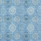 Homeroots 9' X 12' Denim Blue Sky Blue And Ivory Floral Medallion Washable Indoor Outdoor Area Rug 614585 - alternate 3
