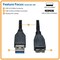 Tripp Lite USB 3.0 SUPERSPEED DEVICE CABLE A TO MICRO-B M/M BLACK 1FT 1FT U326-001-BK - alternate 2
