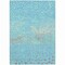 Homeroots 3' X 5' Aqua And Teal Blue Abstract Washable Indoor Outdoor Area Rug 609444 - alternate 3