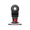 Freud Oscillating Blade Starlock 2-1/2in W Bi-Metal Curved Contact Edge Round Clean Wood DOS250JBW - alternate 5