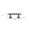 Homeroots 96" Dark Brown Wood Double Pedestal Base Dining Table 565239 - alternate 4