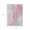 Homeroots 10' X 14' Blush Ivory And Blue Abstract Washable Indoor Outdoor Area Rug 617394 - alternate 5