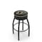 Holland Bar Stool Co 18" Blk Wrinkle Pitt Swivel Stool, Accent Ring L8B130Purdue - alternate 1