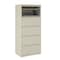 Hirsh 30" W 5 Drawer Lateral File Cabinet, Putty, A4/Legal/Letter 14979 - alternate 4