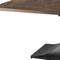 Homeroots 79" Brown And Black Solid Wood And Metal Pedestal Base Dining Table 380462 - alternate 2