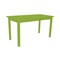 Homeroots 60" Chartreuse Solid Wood Dining Table 548923 - alternate 5
