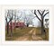 Homeroots The Old Dirt Road 2 White Framed Print Wall Art 406305 - alternate 1