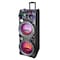 Befree Sound 700W Dual 10 In Subwoofer Party Speaker with Reactive Lights And 2 Wireless Microphones BFS-K10 - alternate 3