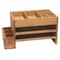 Homeroots 16" Brown Wood Desk Organizer 661179 - alternate 1